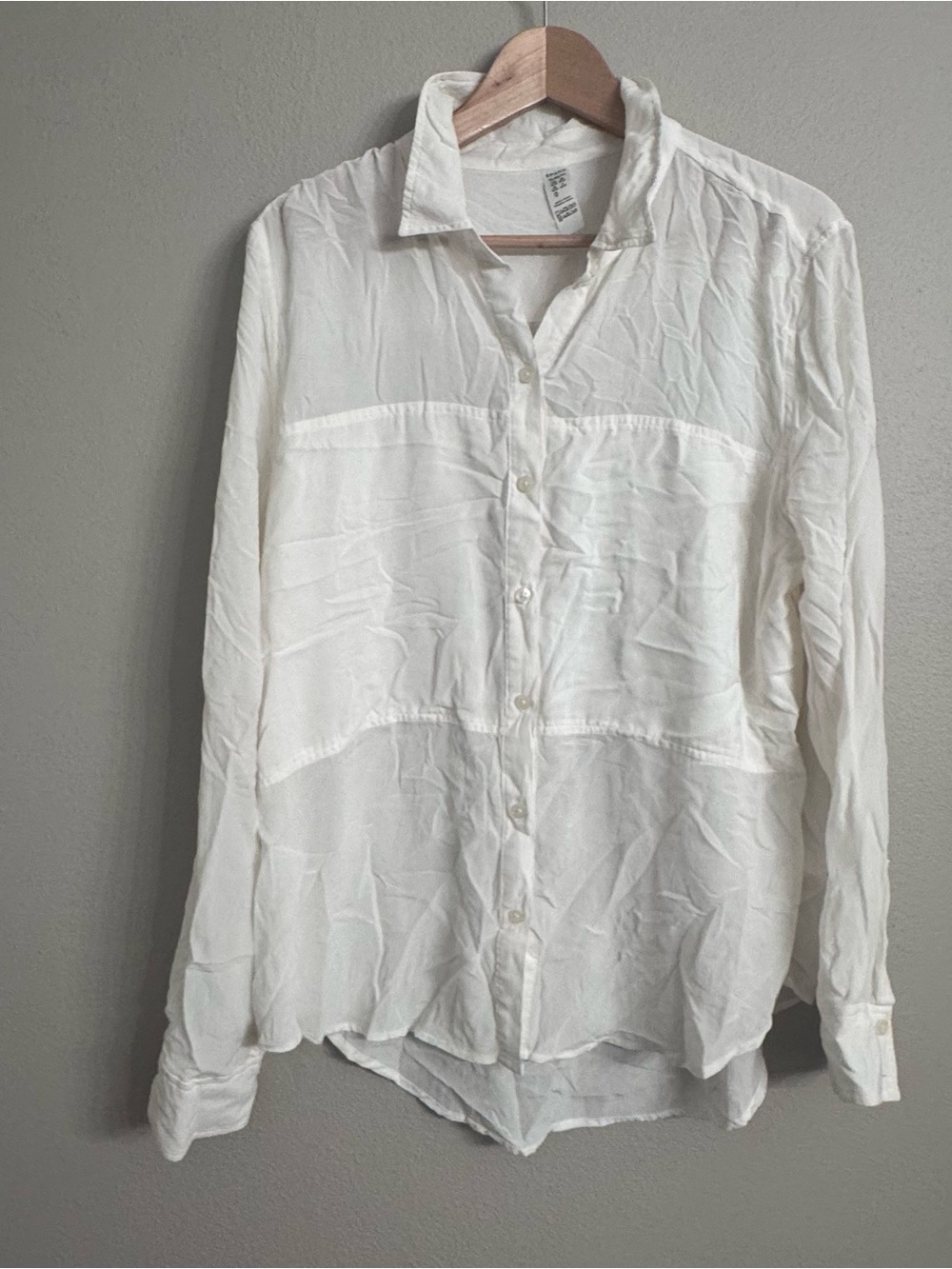 SPANX Low-Maintenance Silk Button-Down Blouse